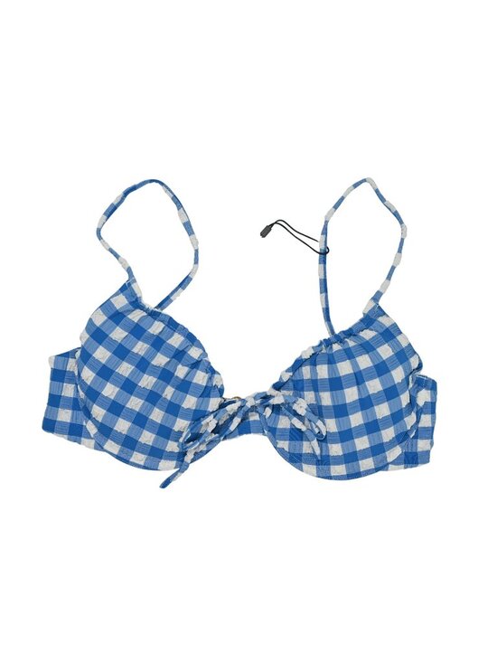 Montce Other - Montce Lucy Bikini Top in Blue Gingham